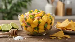 Sorprende a tus invitados con salsa fresca de mango y piña en minutos